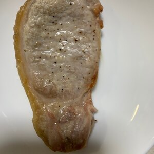 豚スライス肉のガーリック焼き